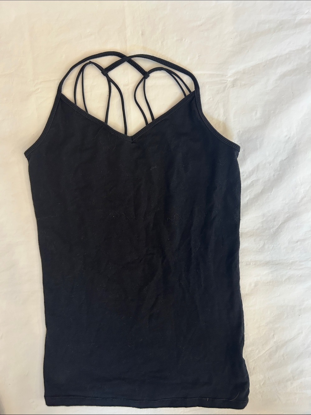 Aeropostale Black Strappy Camisole with Decorative Back - Picture 7 of 7